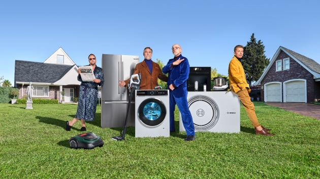 Bosch kooperiert mit der Hip-Hop-Band Fantastische Vier - Ins Zentrum der Neueauflage der Kampagne #LikeABosch, für die die Fantastischen Vier angagiert wurden, rückt Bosch Konsumgüter wie Elektrowerkzeuge, Hausgeräte und Wärmepumpen - Quelle: Bosch